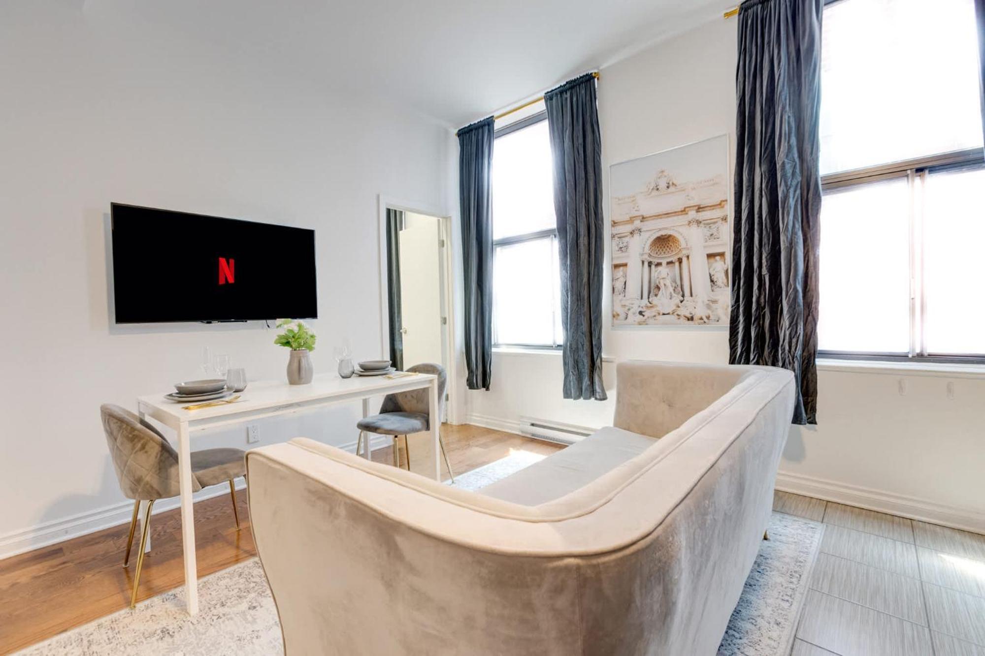 Ferienwohnung M11 - Stylish & Cozy 2Bdr In Plateau Montréal Exterior foto