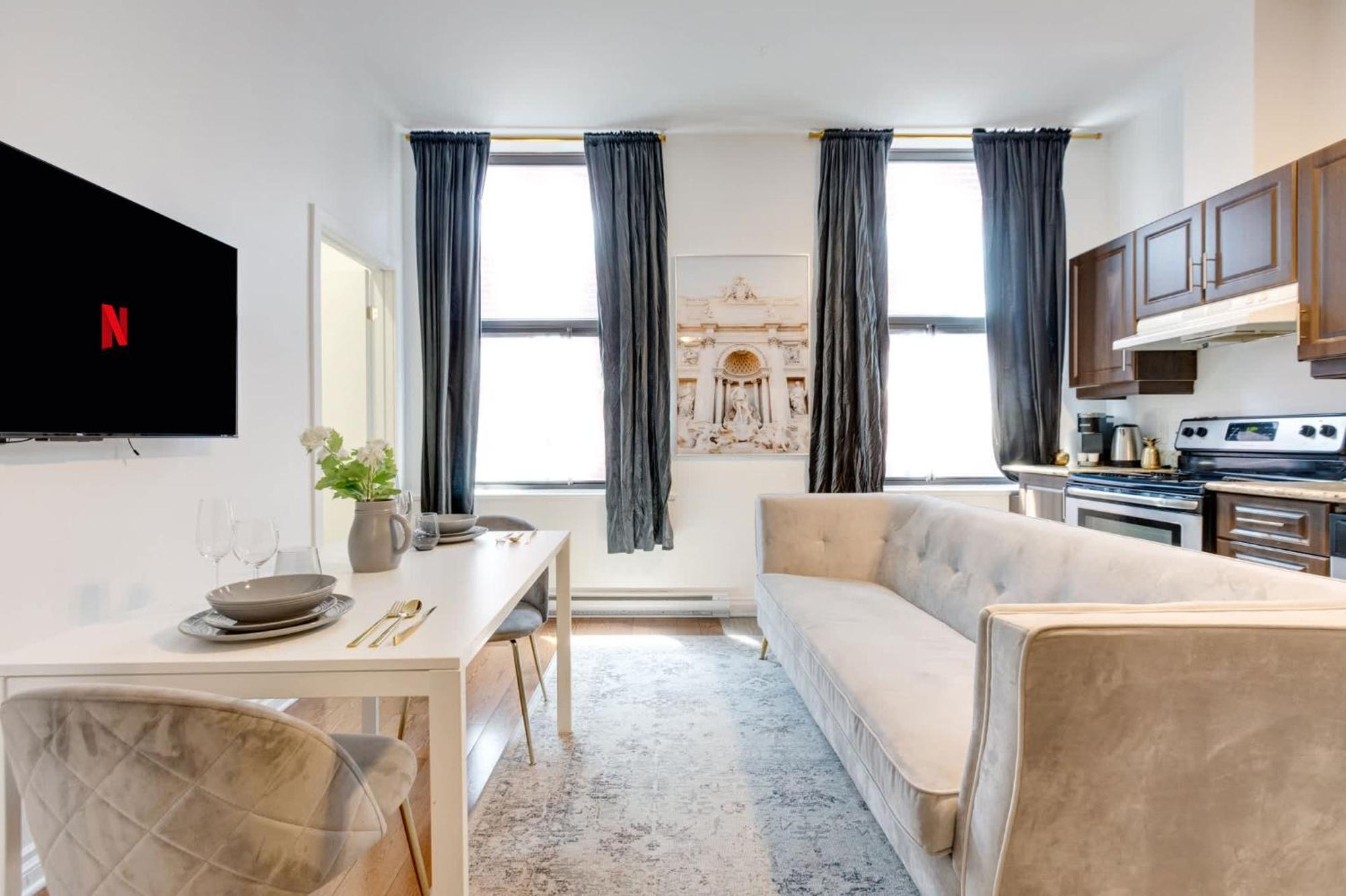 Ferienwohnung M11 - Stylish & Cozy 2Bdr In Plateau Montréal Exterior foto